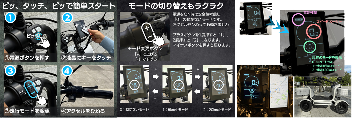ELEMOs から特定小型原付 4輪型 エレポーター(PRO)発表
