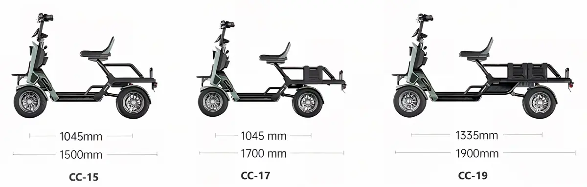 トライクスジェイピーから特定小型原付 4輪型　コアライトキャディー発表