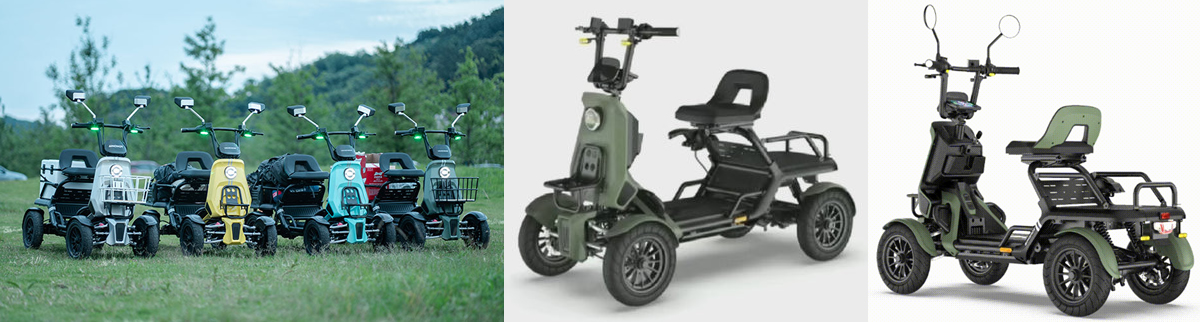 AINOHOT から特定小型原付 4輪型 SAGA life発表