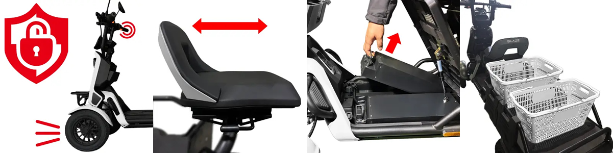 特定小型原付　BLAZE e-CARGOモデル詳細