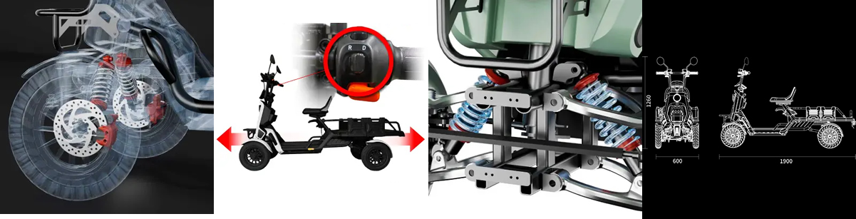 特定小型原付　BLAZE e-CARGOモデル詳細